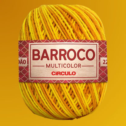 Barbante Barroco Círculo Multicolor 4/6 200g com 226m - Palácio da Arte