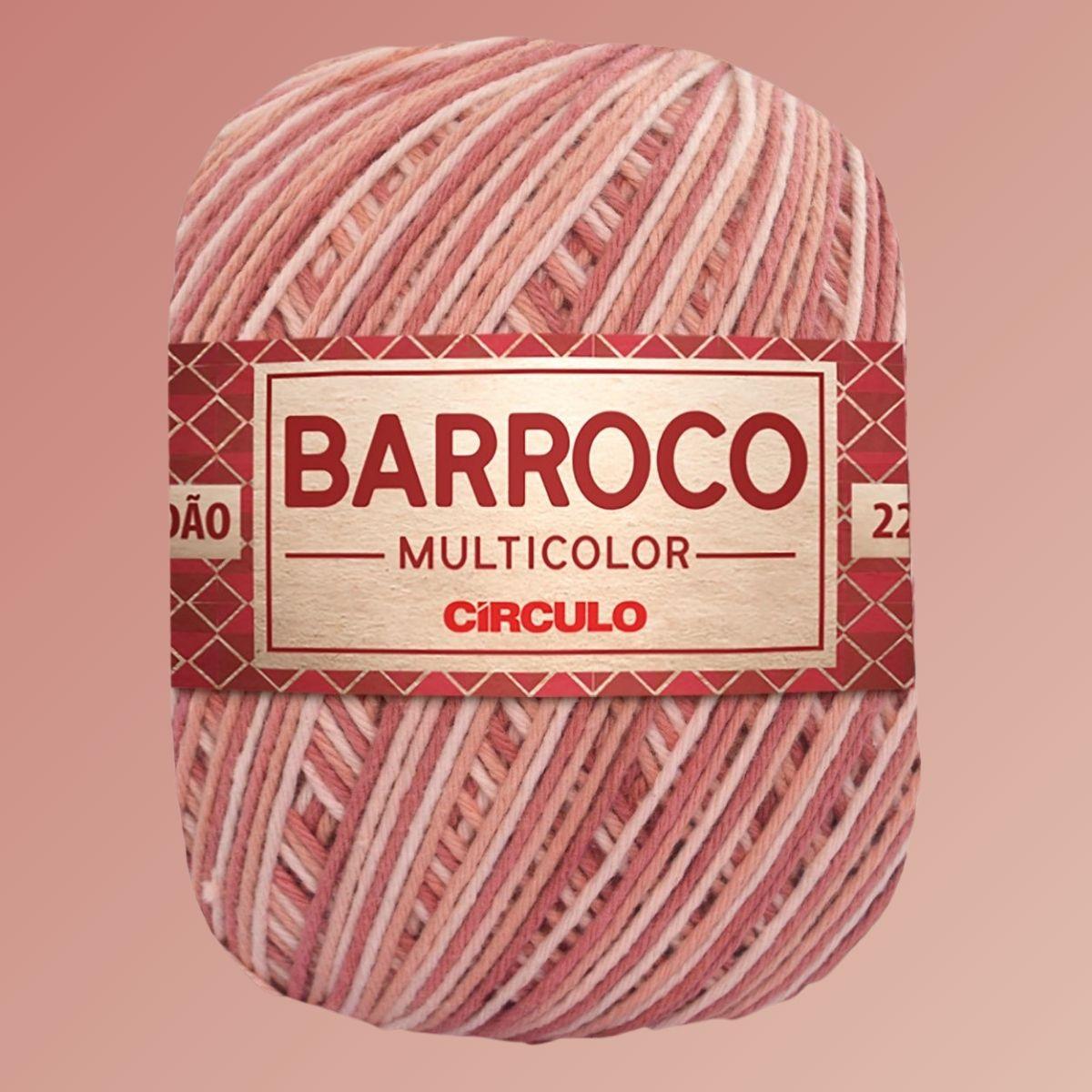 Barbante Barroco Círculo Multicolor 4/6 200g com 226m - Palácio da Arte