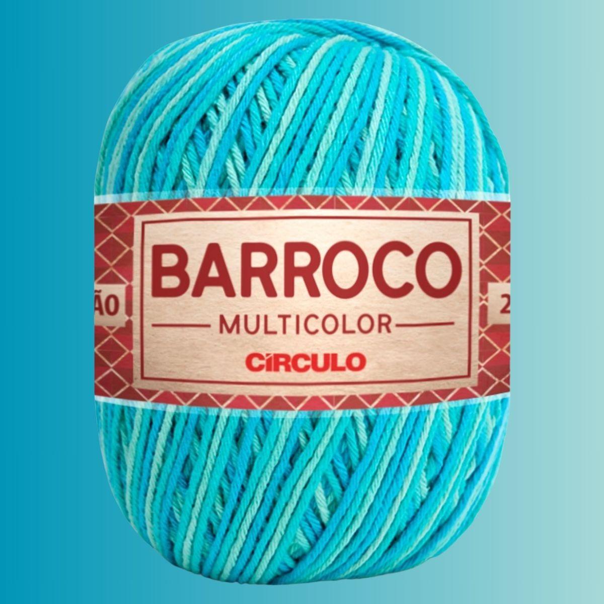 Barbante Barroco Círculo Multicolor 4/6 200g com 226m - Palácio da Arte