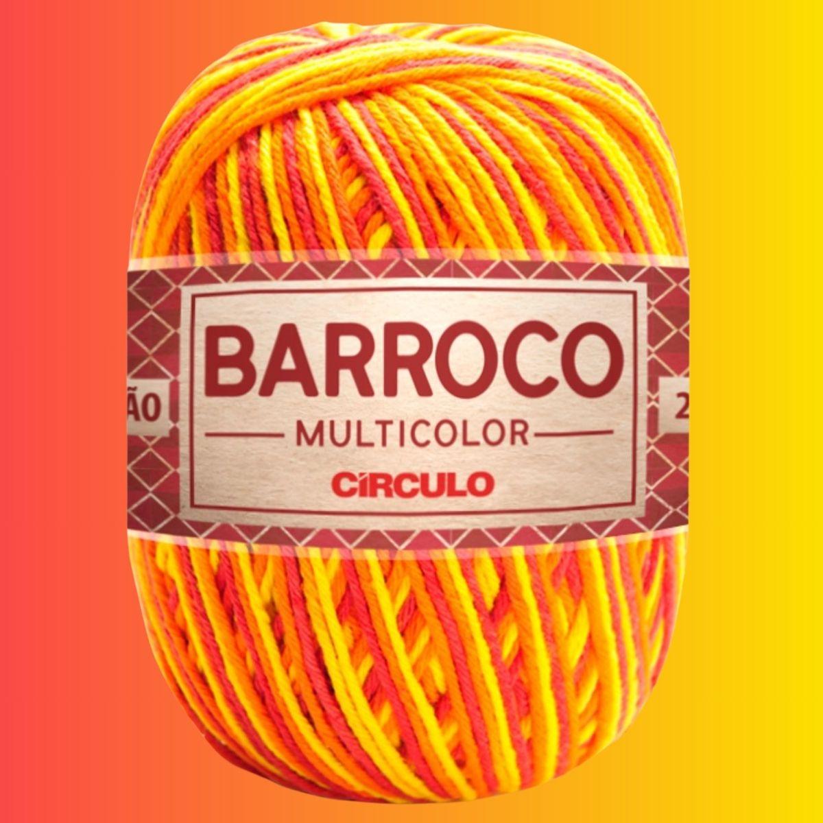 Barbante Barroco Círculo Multicolor 4/6 200g com 226m - Palácio da Arte