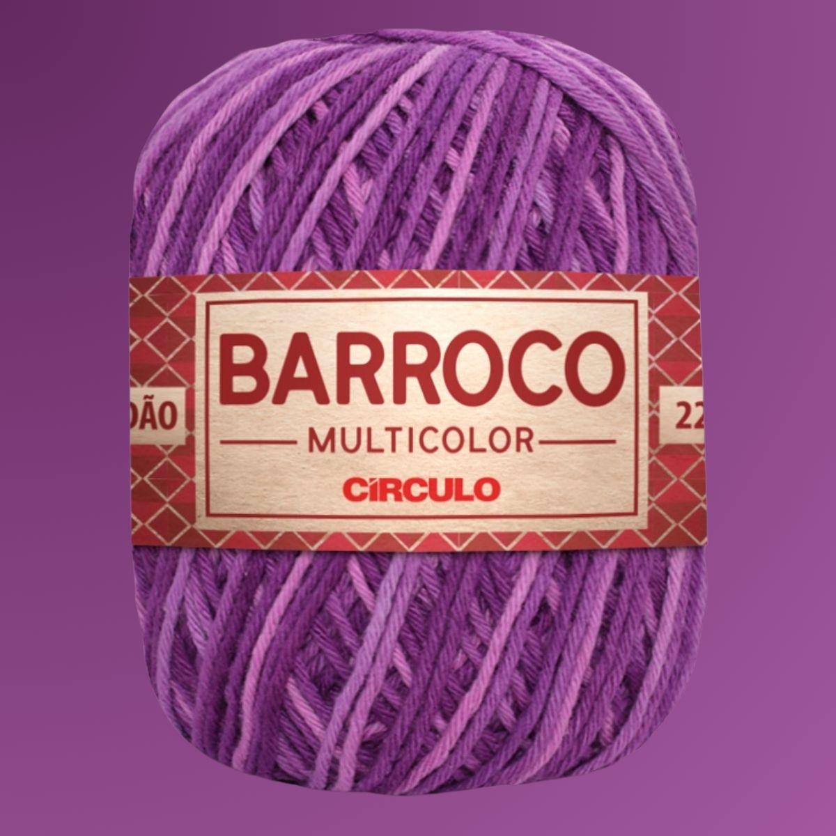 Barbante Barroco Círculo Multicolor 4/6 200g com 226m - Palácio da Arte