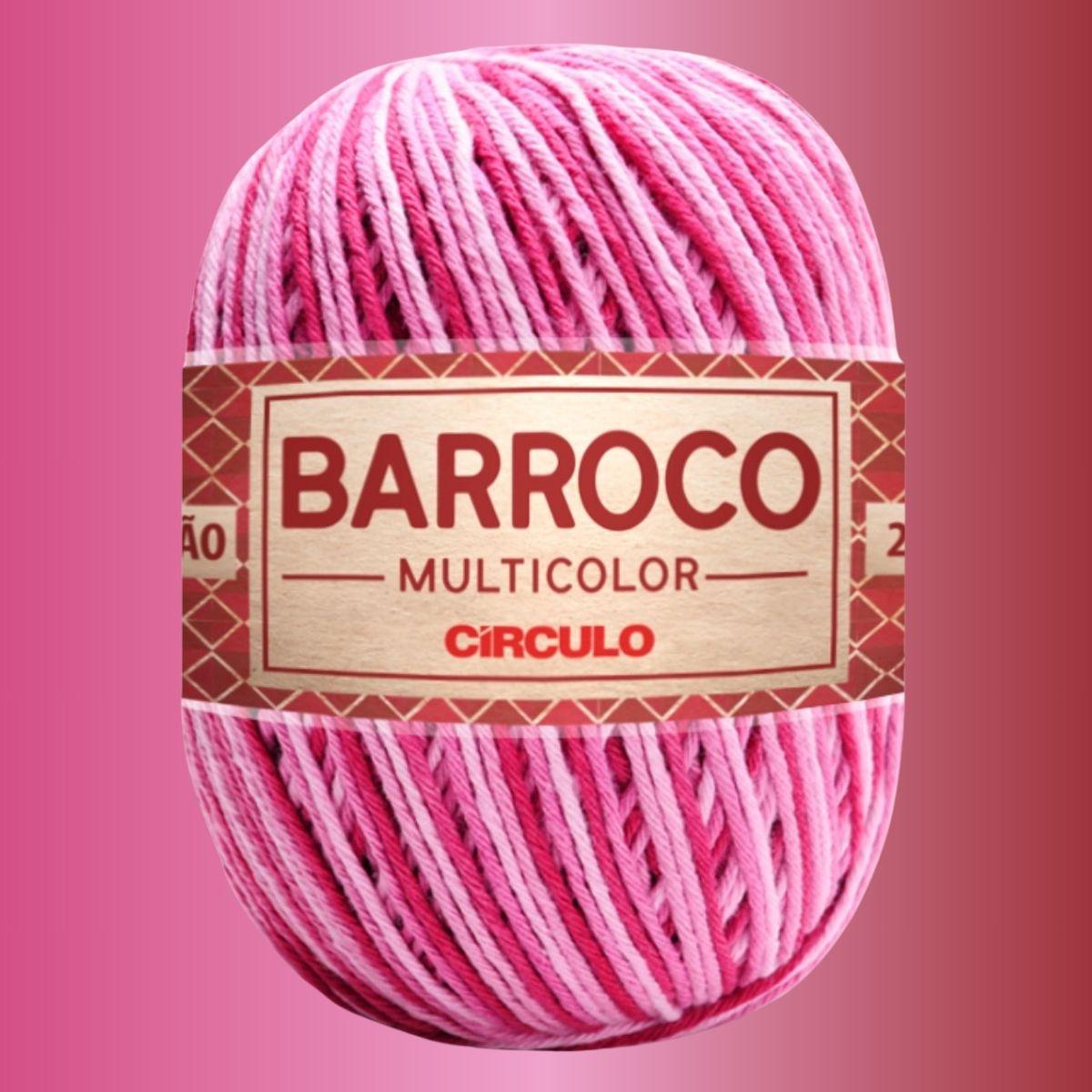 Barbante Barroco Círculo Multicolor 4/6 200g com 226m - Palácio da Arte