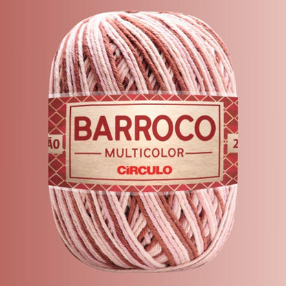 Barbante Barroco Círculo Multicolor 4/6 200g com 226m - Palácio da Arte