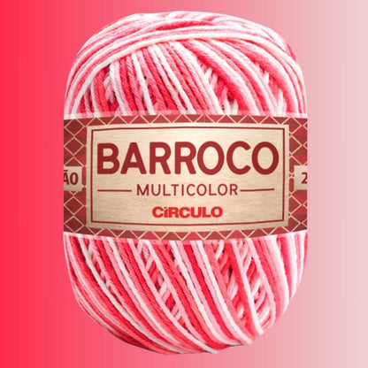 Barbante Barroco Círculo Multicolor 4/6 200g com 226m - Palácio da Arte