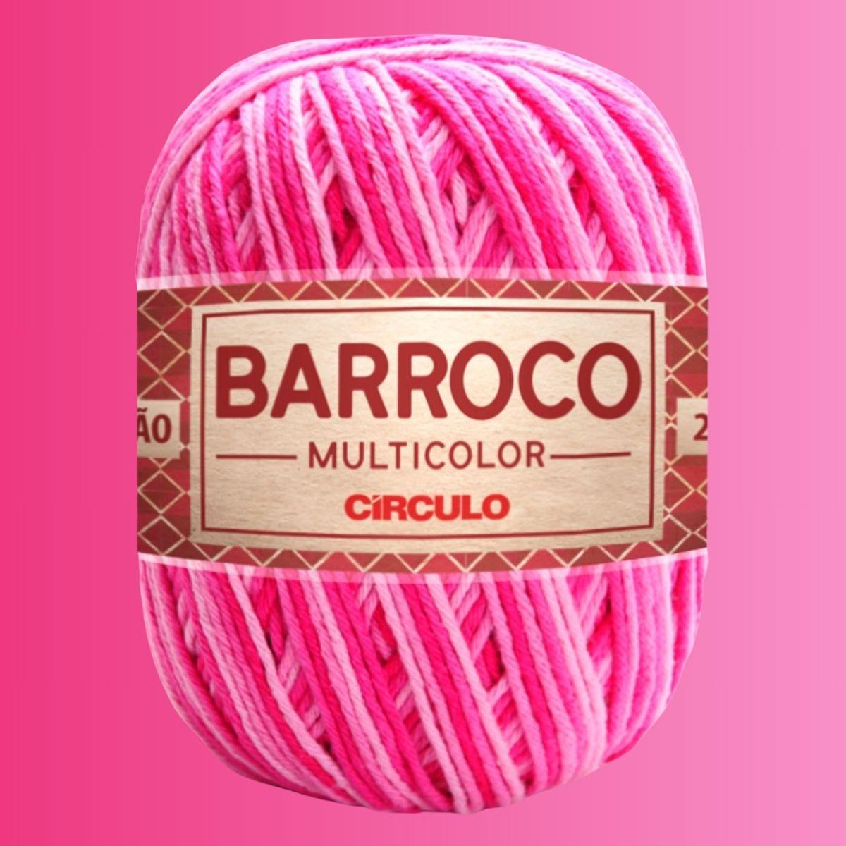 Barbante Barroco Círculo Multicolor 4/6 200g com 226m - Palácio da Arte