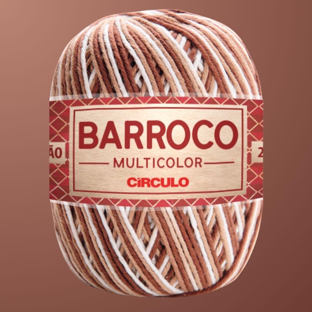 Barbante Barroco Círculo Multicolor 4/6 200g com 226m - Palácio da Arte