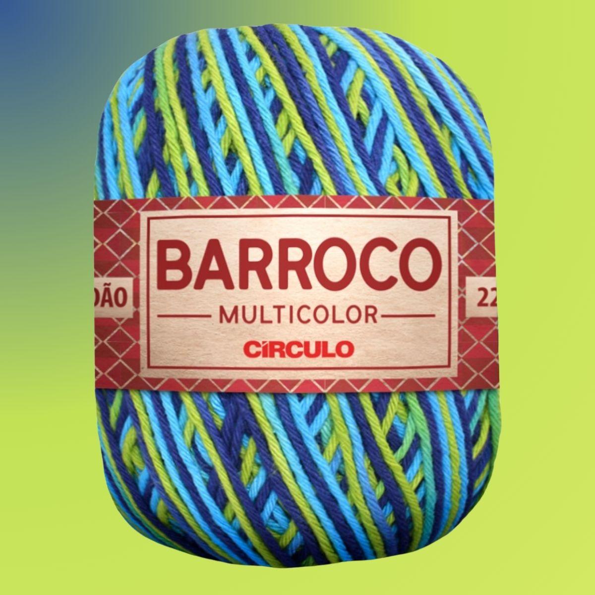 Barbante Barroco Círculo Multicolor 4/6 200g com 226m - Palácio da Arte