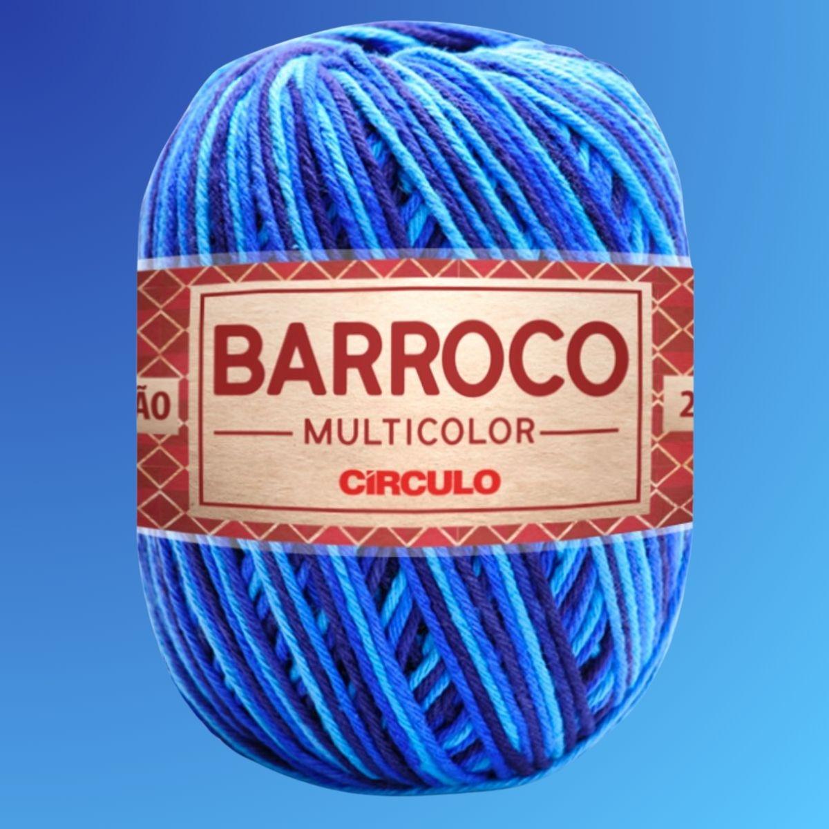 Barbante Barroco Círculo Multicolor 4/6 200g com 226m - Palácio da Arte