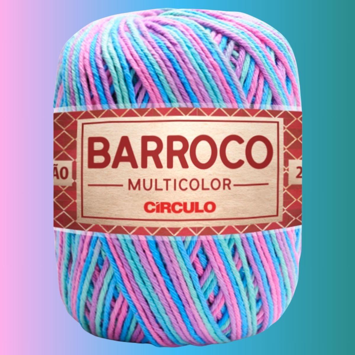 Barbante Barroco Círculo Multicolor 4/6 200g com 226m - Palácio da Arte