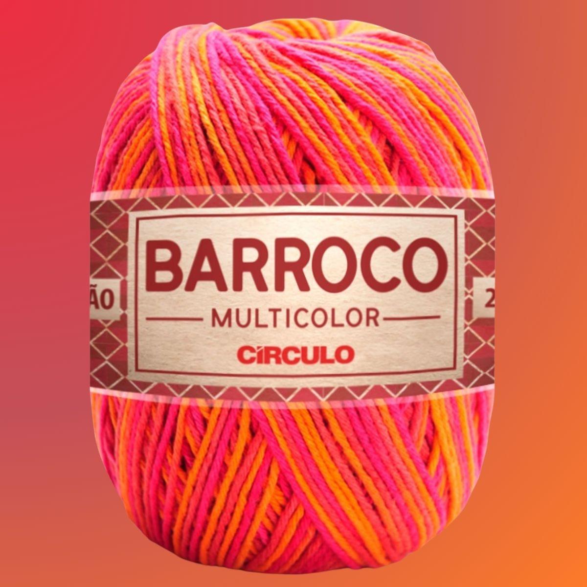 Barbante Barroco Círculo Multicolor 4/6 200g com 226m - Palácio da Arte