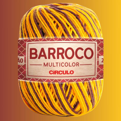 Barbante Barroco Círculo Multicolor 4/6 200g com 226m - Palácio da Arte