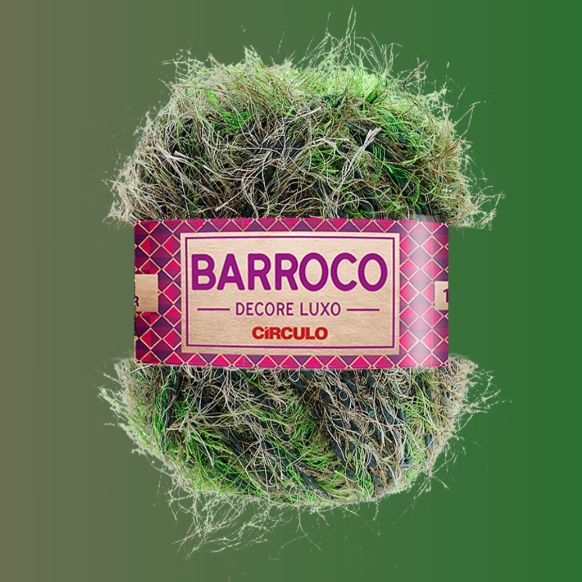 Barbante Barroco Decore Luxo Círculo 180m e 250g Multicolors - Palácio da Arte