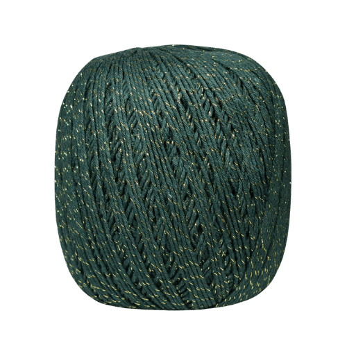 Barbante Euroroma 6 Brilho Dourado 400g 4/6 com 406m - Palácio da Arte