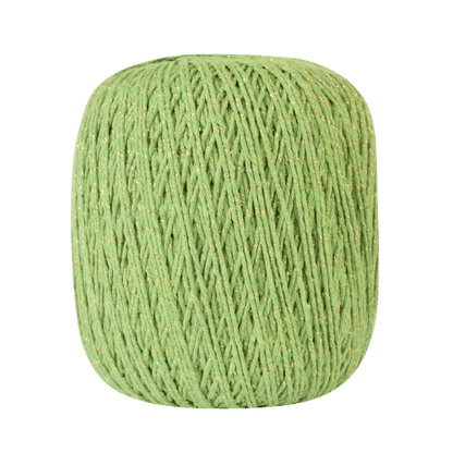 Barbante Euroroma 6 Brilho Dourado 400g 4/6 com 406m - Palácio da Arte