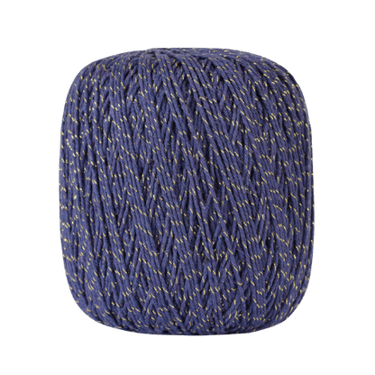 Barbante Euroroma 6 Brilho Dourado 400g 4/6 com 406m - Palácio da Arte