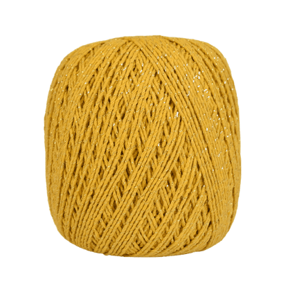 Barbante Euroroma 6 Brilho Dourado 400g 4/6 com 406m - Palácio da Arte