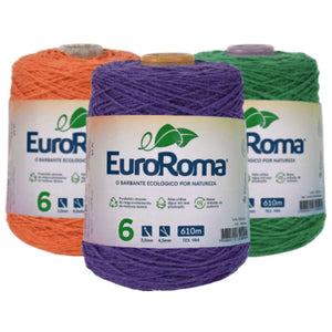 Barbante Euroroma 6 Colorido 600g 4/6 com 610m - Palácio da Arte