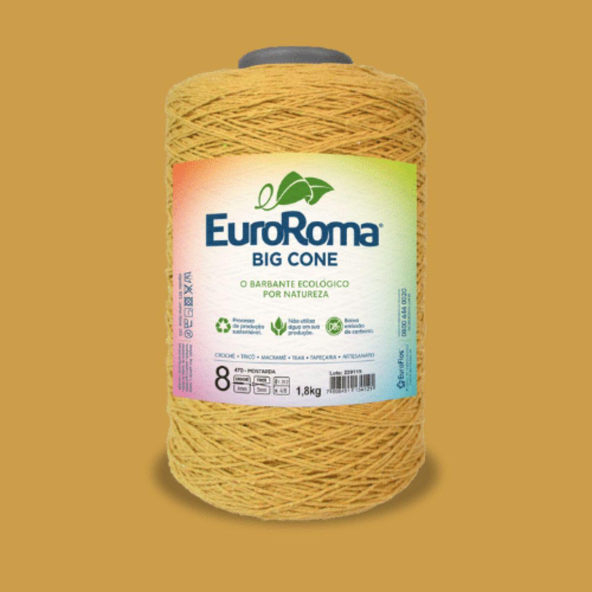 Barbante Euroroma 8 Colorido Big 1,8Kg 4/8 com 1371m - Palácio da Arte