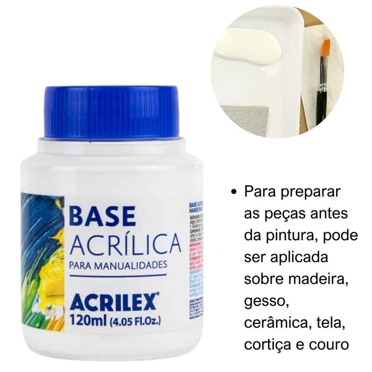 Base Acrílica para Artesanato Acrilex 120ml - Palácio da Arte