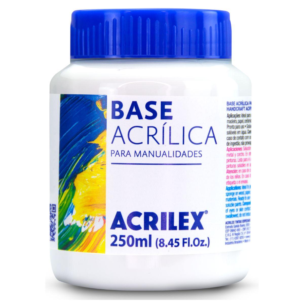 Base Acrílica para Artesanato Acrilex 250ml - Palácio da Arte