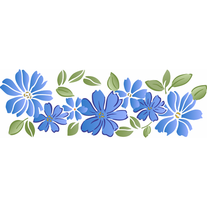 Stencil OPA 10x30 3764 Flor do Campo I