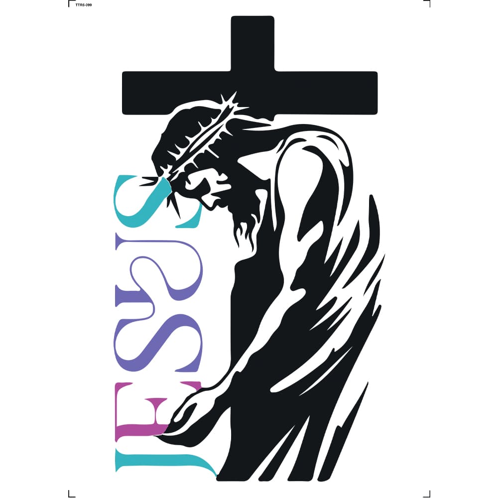 Transfer Têxtil 20x27,5cm TTR6-099 Jesus Crucificado