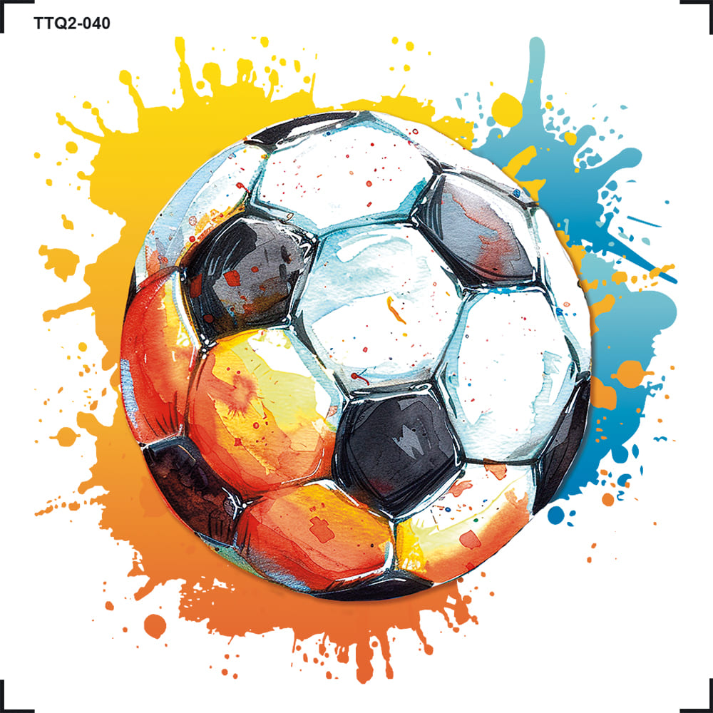 Transfer Têxtil 8x8cm TTQ2-040 Futebol
