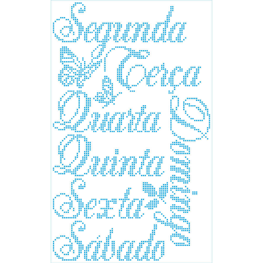 Stencil Litoarte 21x34cm ST-459 Semana Ponto Cruz