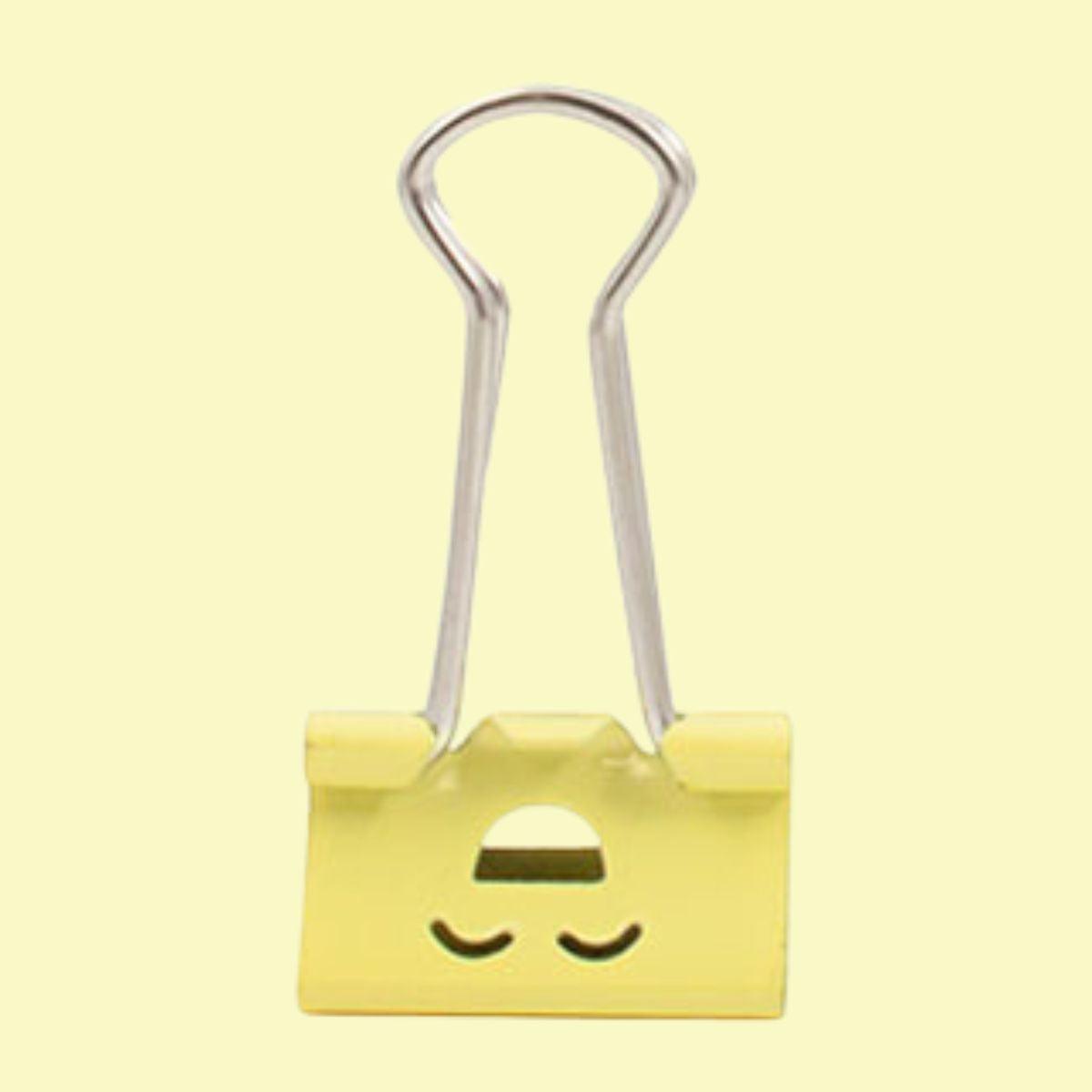 Binder Clips Prendedores de Papel CIS 19mm Emojis Tons Pastéis - Palácio da Arte