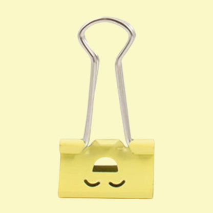 Binder Clips Prendedores de Papel CIS 19mm Emojis Tons Pastéis - Palácio da Arte