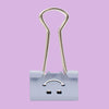 Binder Clips Prendedores de Papel CIS 19mm Emojis Tons Pastéis - Palácio da Arte