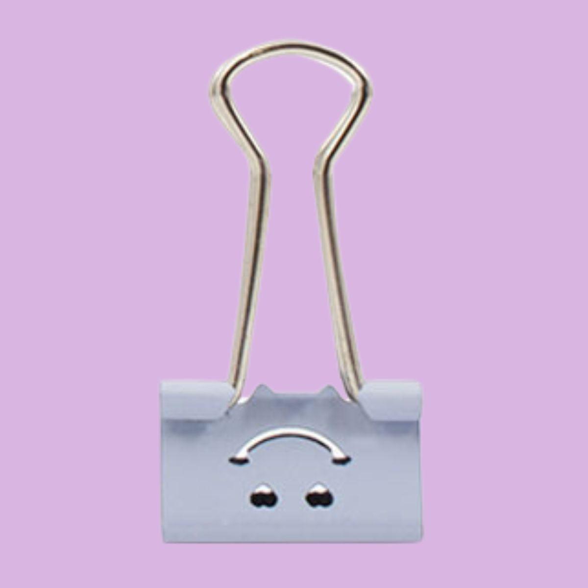 Binder Clips Prendedores de Papel CIS 19mm Emojis Tons Pastéis - Palácio da Arte