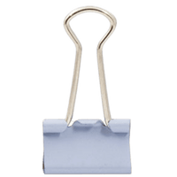 Binder Clips Prendedores de Papel CIS 19mm Tons Pastéis - Palácio da Arte