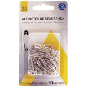 Blister Alfinete de Segurança Milward 28mm 50 unidades - Palácio da Arte