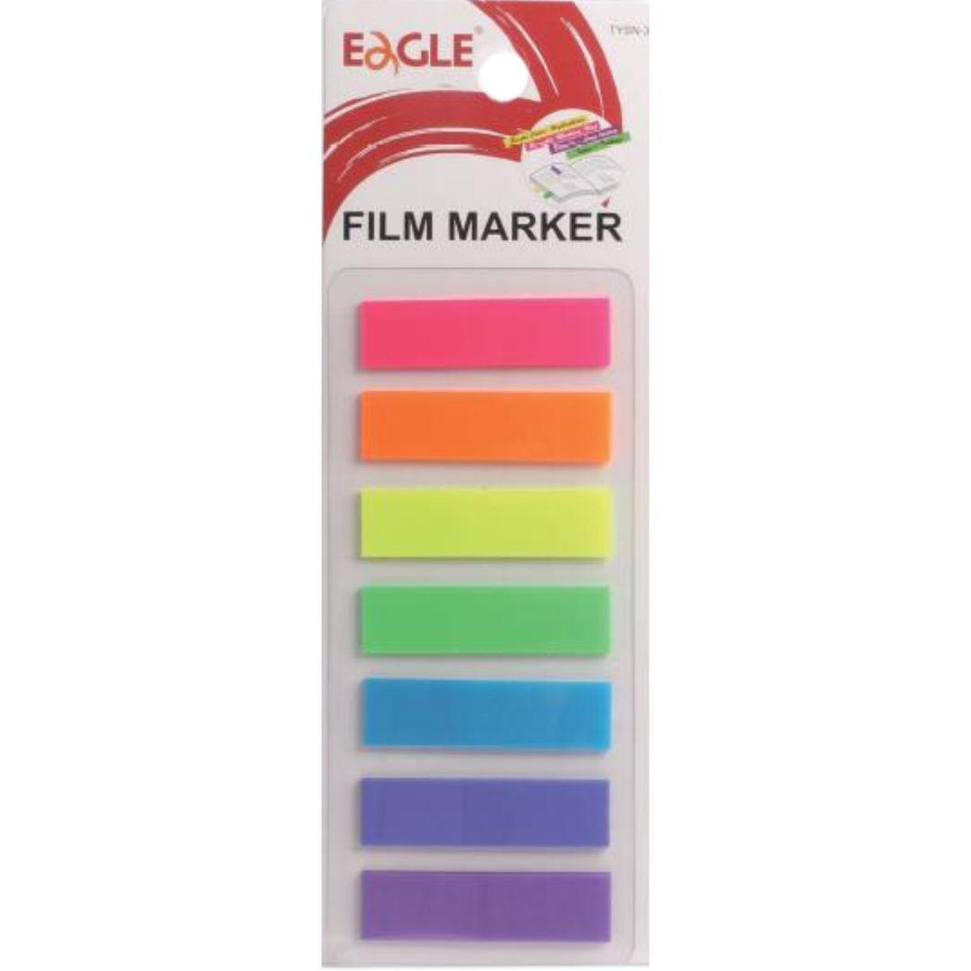 Bloco Adesivo Pet Sticky Notes Post it Eagle TYSN31 7 Cores - Palácio da Arte