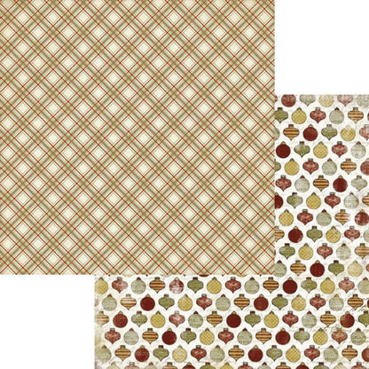 Bloco de Papel Litoarte SBXVN-001 15x15cm Natal Vintage - Palácio da Arte
