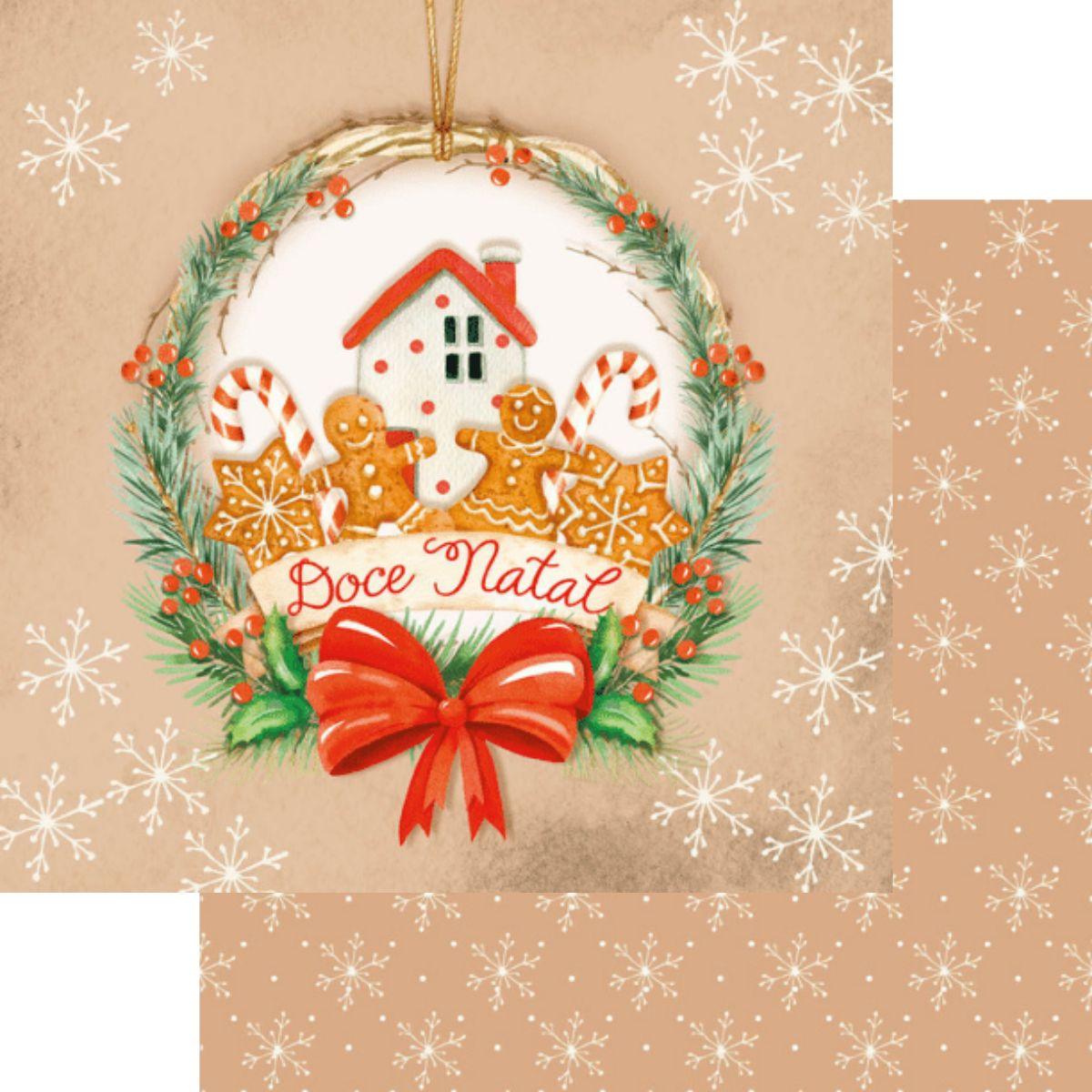 Bloco de Papel Litoarte SBXVN-002 15x15cm Meu Natal - Palácio da Arte