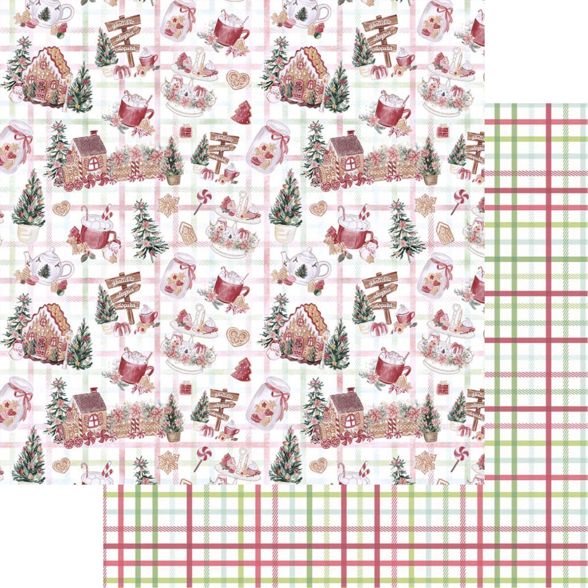 Bloco de Papel Litoarte SBXVN-004 15x15cm Natal Mágico - Palácio da Arte