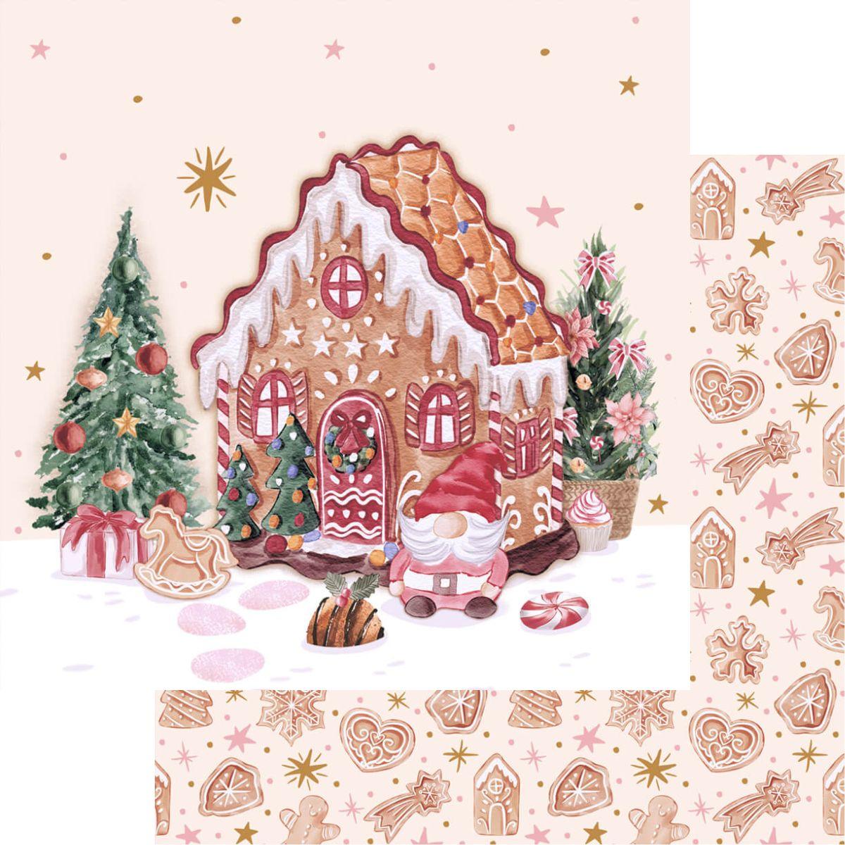 Bloco de Papel Litoarte SBXVN-004 15x15cm Natal Mágico - Palácio da Arte