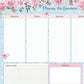 Bloco Planner Semanal Flores Litoarte BSL-001 26,8x19,8cm - Palácio da Arte