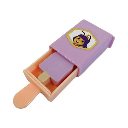 Borracha Escolar Sorvete Mágico Acrilex 7x3,5x2cm Colorida - Palácio da Arte