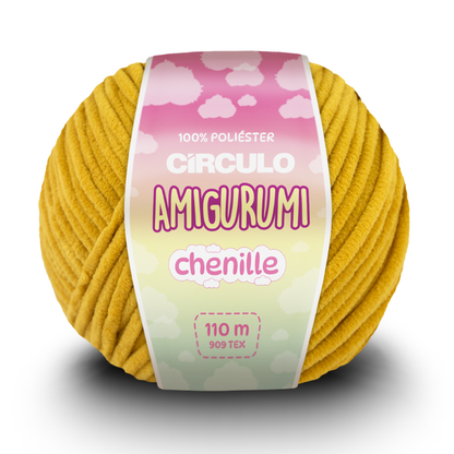 Fio Amigurumi Chenille Circulo 100g com 110m