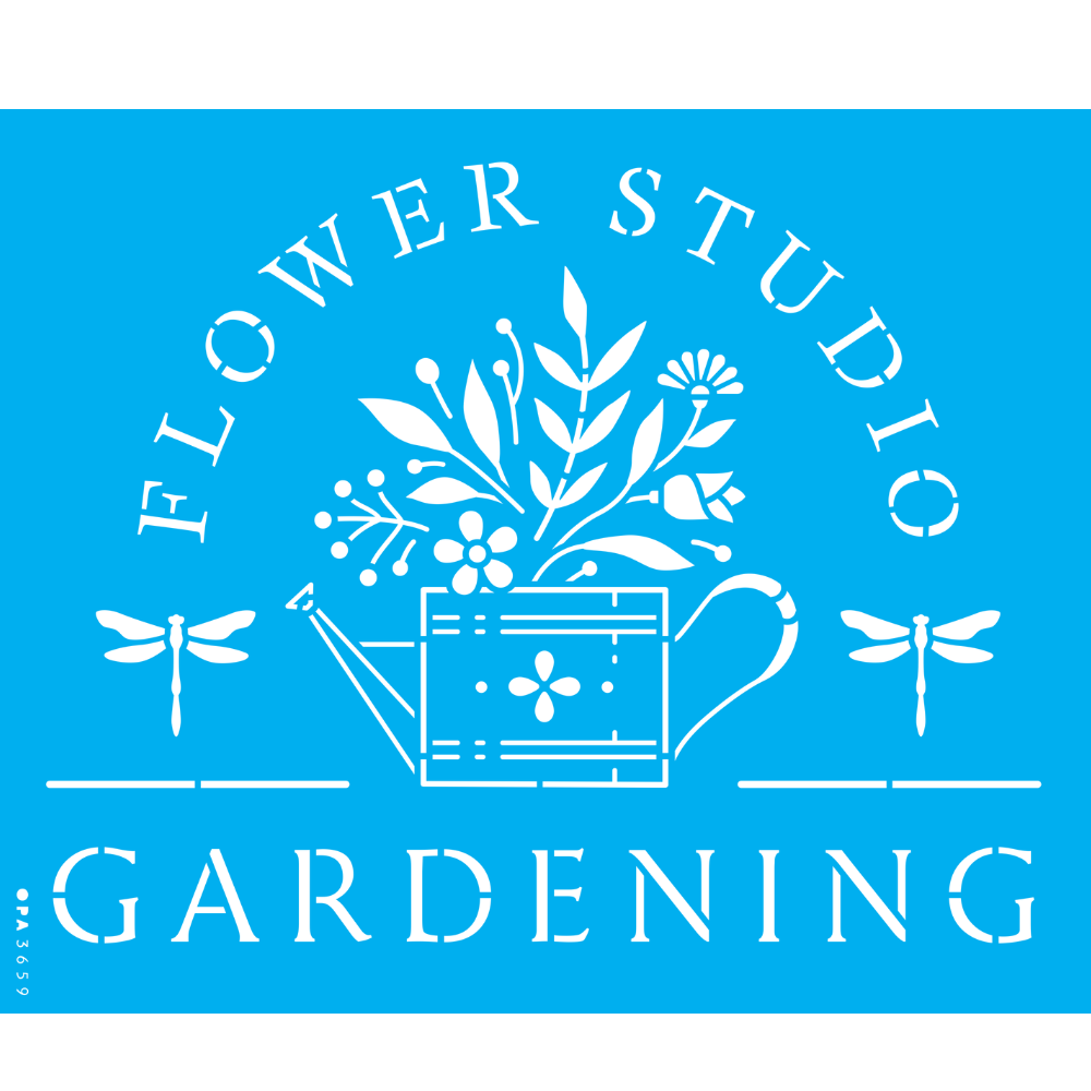 Stencil OPA 20x25 3659 Farmhouse Flower Studio