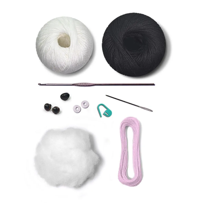 Kit Amigurumi Cães e Gatos Círculo Cor 2 Buldog francês