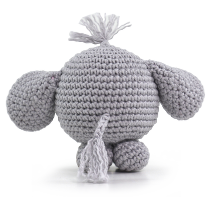 Kit Meu Primeiro Amigurumi Bicho Bola 2 Cor 02 Elefante Otto