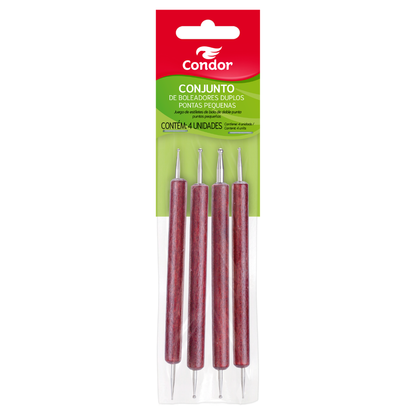 Kit Boleadores Duplos pontas Pequenas Condor 4 peças 4495
