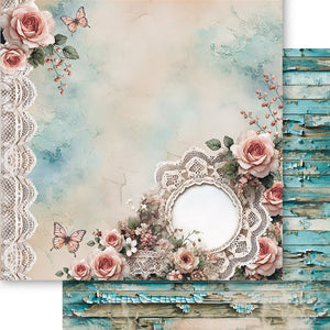 Papel Scrapbook Litoarte SD-1375 Conjunto Aconchego 30,5x30,5cm