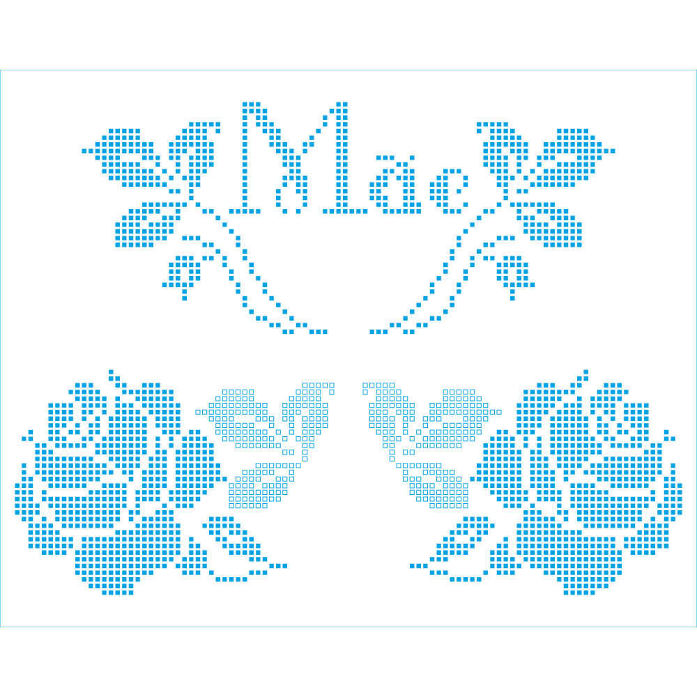 Stencil Litoarte 25x20 STR-309 Ponto Cruz Mãe