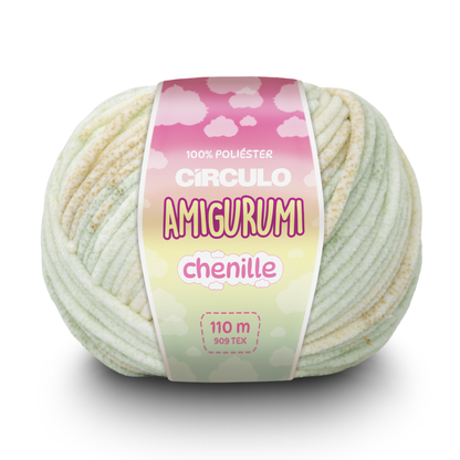 Fio Amigurumi Chenille Circulo 100g com 110m