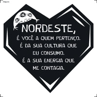 Transfer Têxtil 13,5x13,5cm TTQ4-111 Nordeste